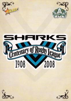 2008 NRL Centenary #107 Logo Front